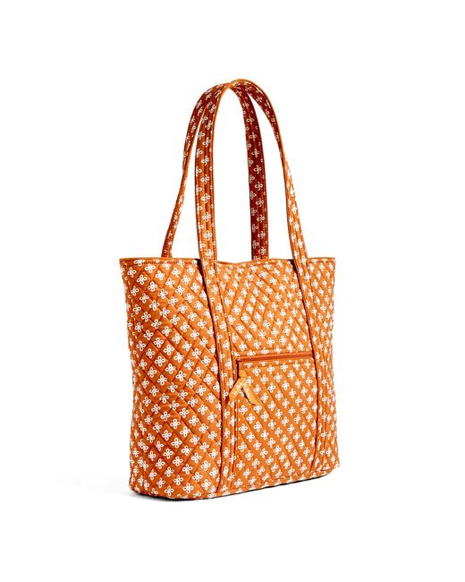 Vera Bradley Collegiate Vera Tote Bag in Orange Lyst