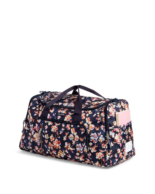 Lyst Vera Bradley Lighten Up Ultimate Gym Bag In Blue Vera Bradley Blue Lighten Up Ultimate Gym Bag Lyst