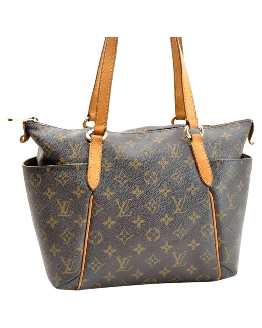 Louis Vuitton Totally Brown Cloth Handbag in Brown - Lyst