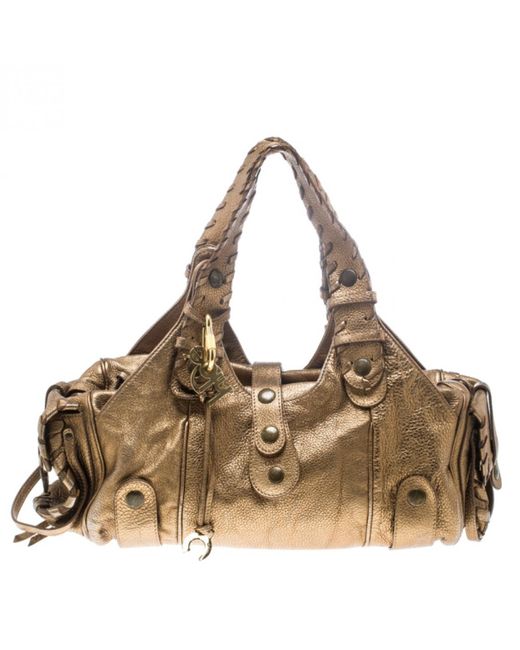 Women S Pre Owned Silverado Metallic Leather Handbags
