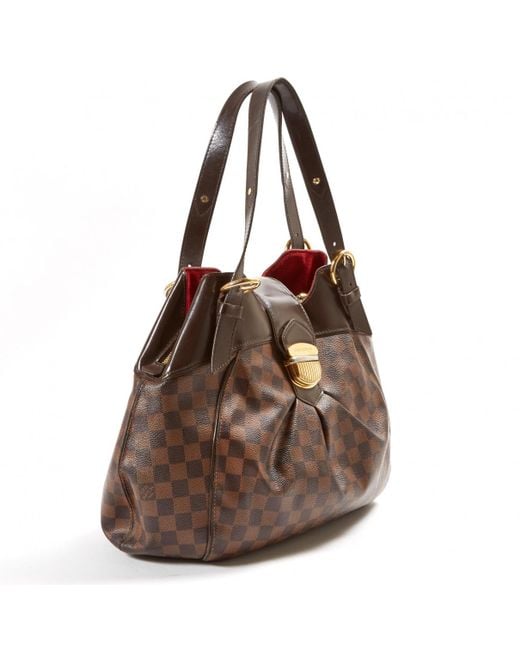 Lyst - Louis Vuitton Pre-owned Brown Leather Handbags in Brown