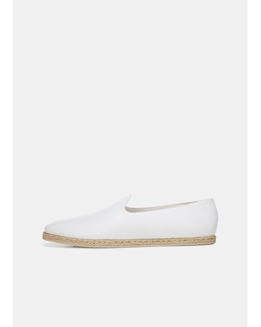 vince white flats