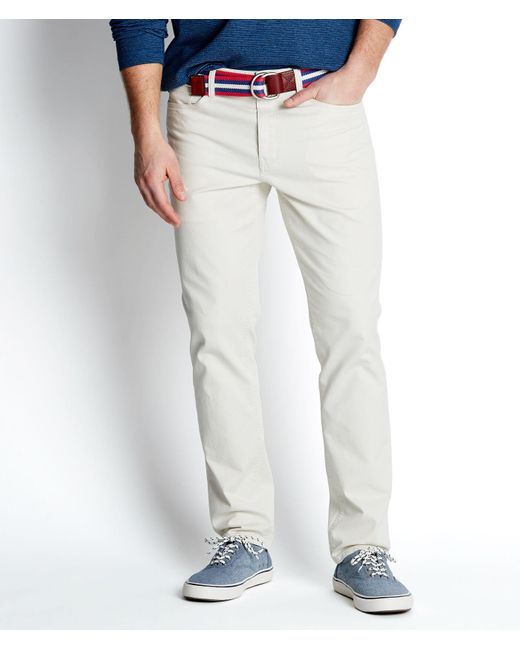 Vineyard Vines Canvas 5 Pocket Slim Pants for Men Lyst