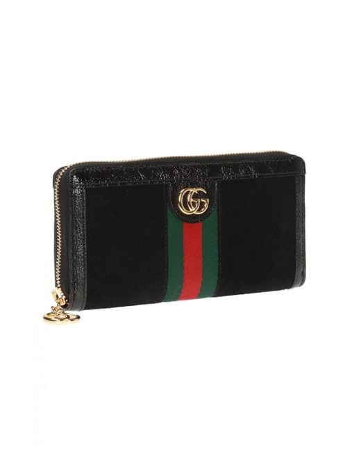 Gucci &#39;ophidia&#39; Wallet in Black - Lyst