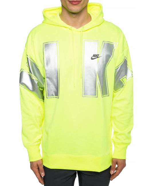 neon yellow nike sweater