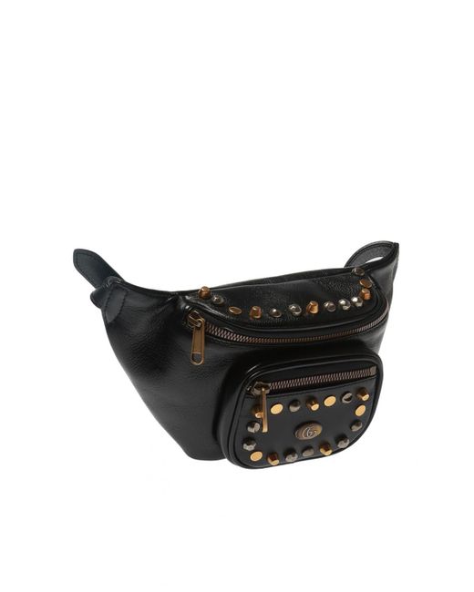 Lyst - Gucci Logo Belt Bag in Black for Men