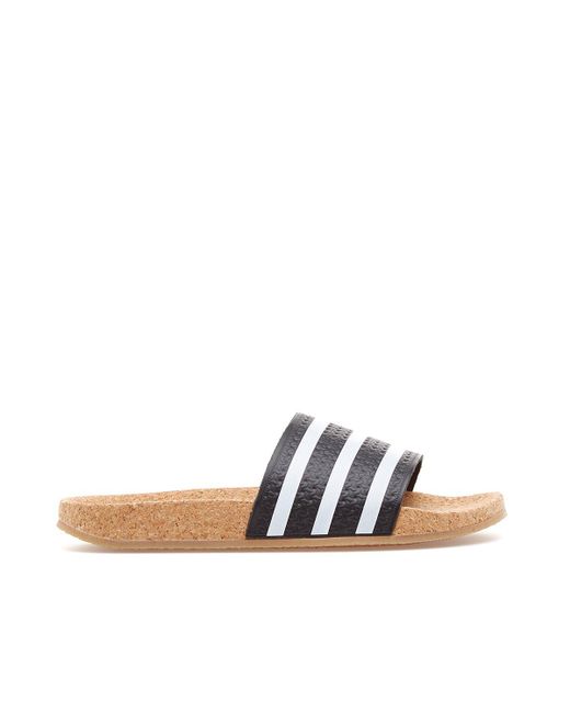 adidas adilette sandals brown