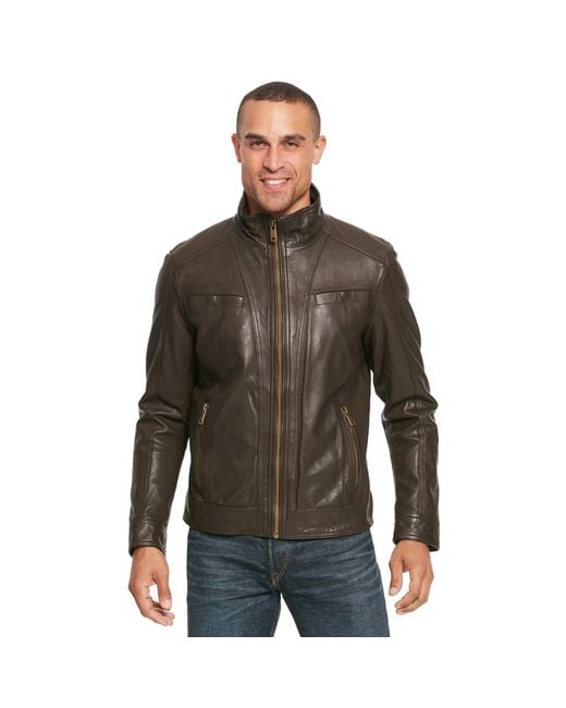 Wilsons Leather Vintage Leather Jacket With Seam Detail in Brown for ...