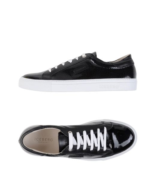 Iceberg Low-tops & Sneakers in Black for Men | Lyst