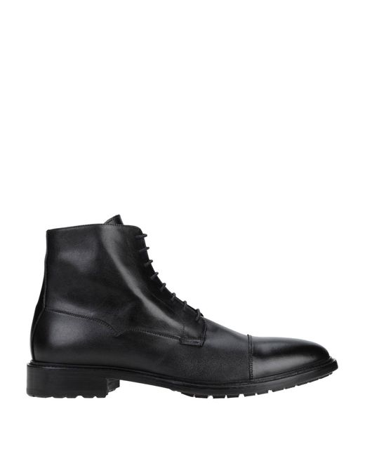 Maldini Leather Ankle Boots in Black for Men - Lyst