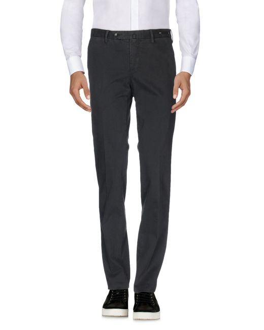black casual trousers men's