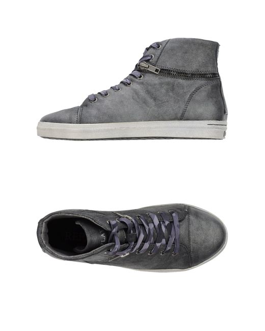 Replay High-tops & Sneakers in Gray | Lyst