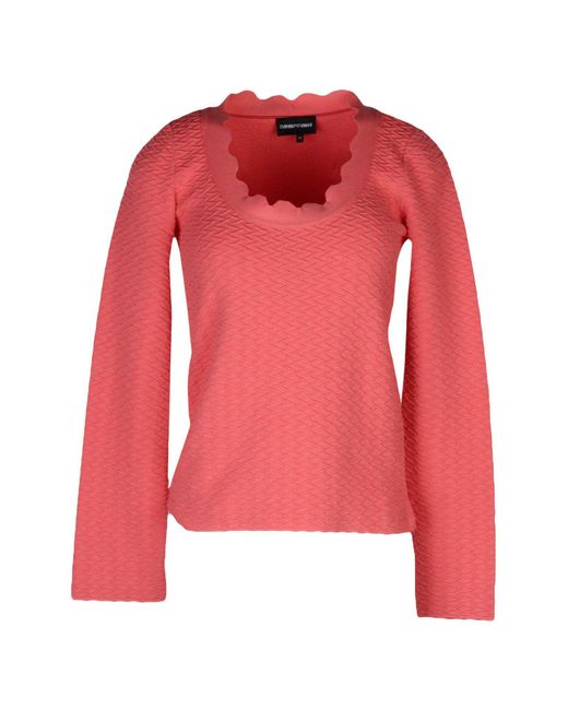 pink armani sweatshirt