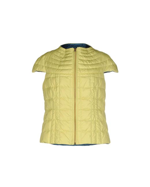 yellow down jacket womens
