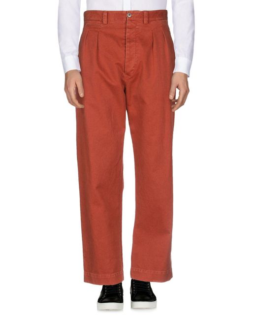 rust color pants
