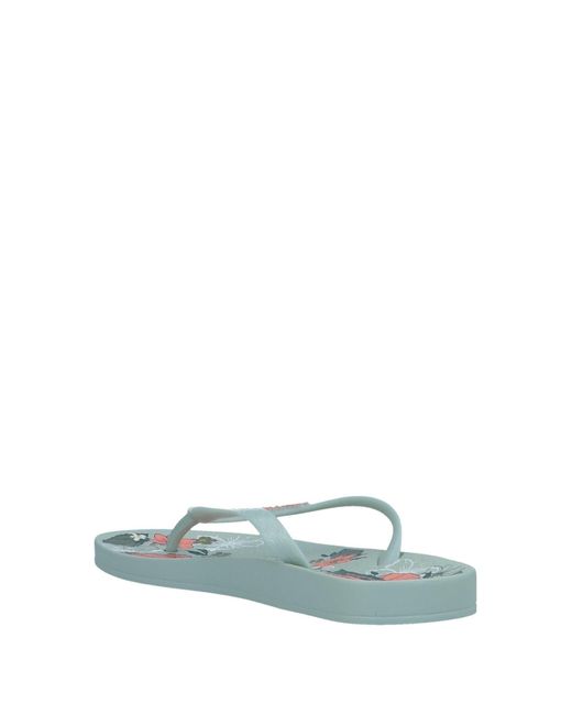 Ipanema Rubber Toe Post Sandal in Light Green (Green) - Lyst
