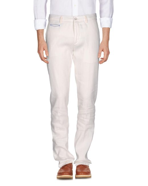 Harmont & blaine Casual Pants in White for Men | Lyst