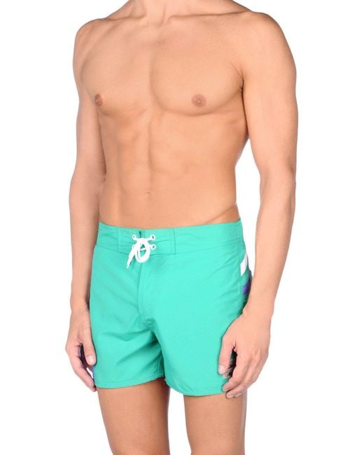 Lyst - Speedo Swim Trunks in Green for Men