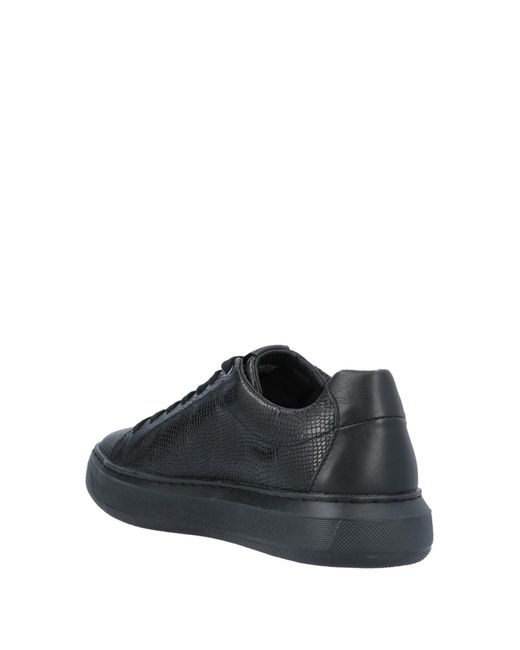Geox Leather Low-tops & Sneakers in Black for Men - Lyst