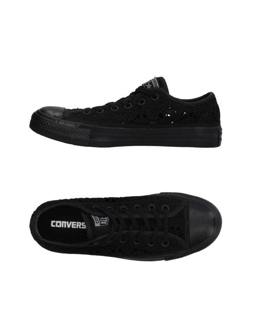 converse black low tops