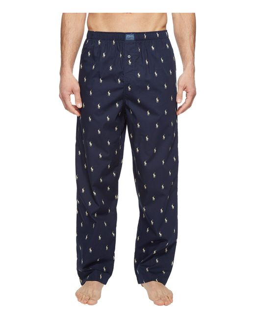 ralph lauren all over pony print trousers