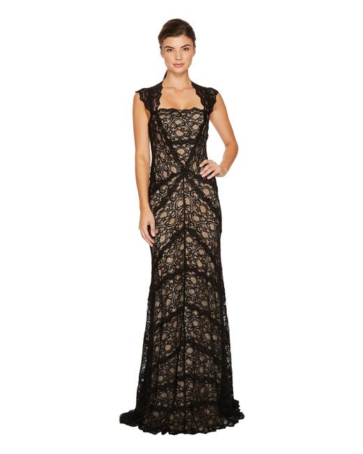 Nicole miller Eva Gown Stretch Lace in Black - Save 29% | Lyst