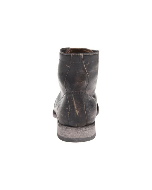 frye tyler lace up black