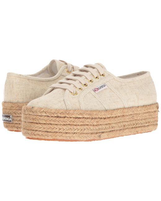 superga platform espadrille sneakers