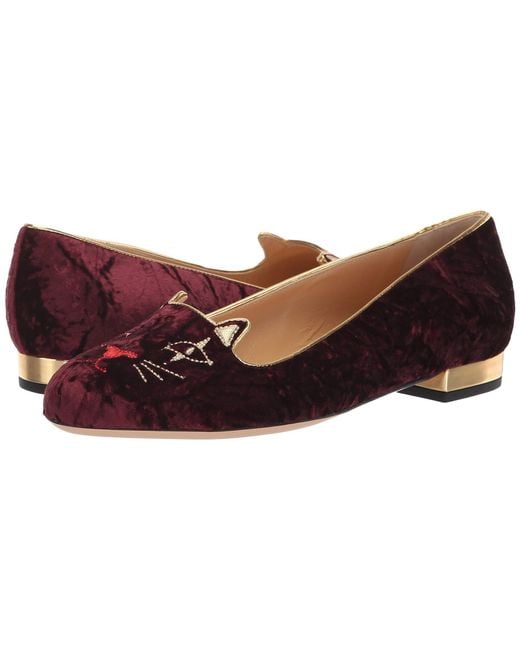 charlotte olympia kitty loafers