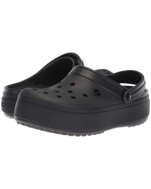 Crocs™ Crocband Platform Clog in Black - Lyst