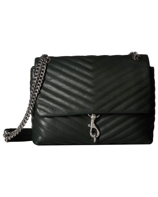 Lyst Rebecca Minkoff E Flap Shoulder Bag Pine Handbags In Black Rebecca Minkoff Black E Flap Shoulder Bag Pine Handbags Lyst