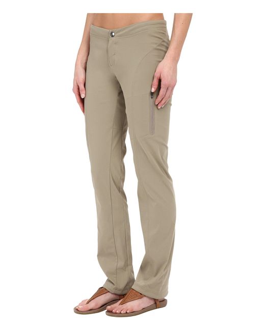 beige straight leg pants