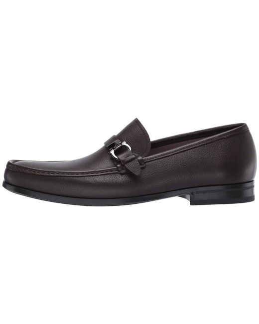 salvatore ferragamo men's adam leather gancio loafers