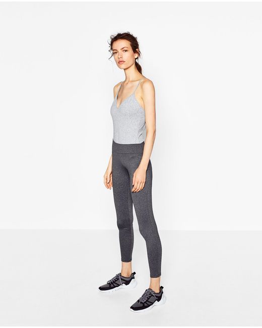 pants zara yoga Multicolor Lyst Yoga  Zara in Bodysuit