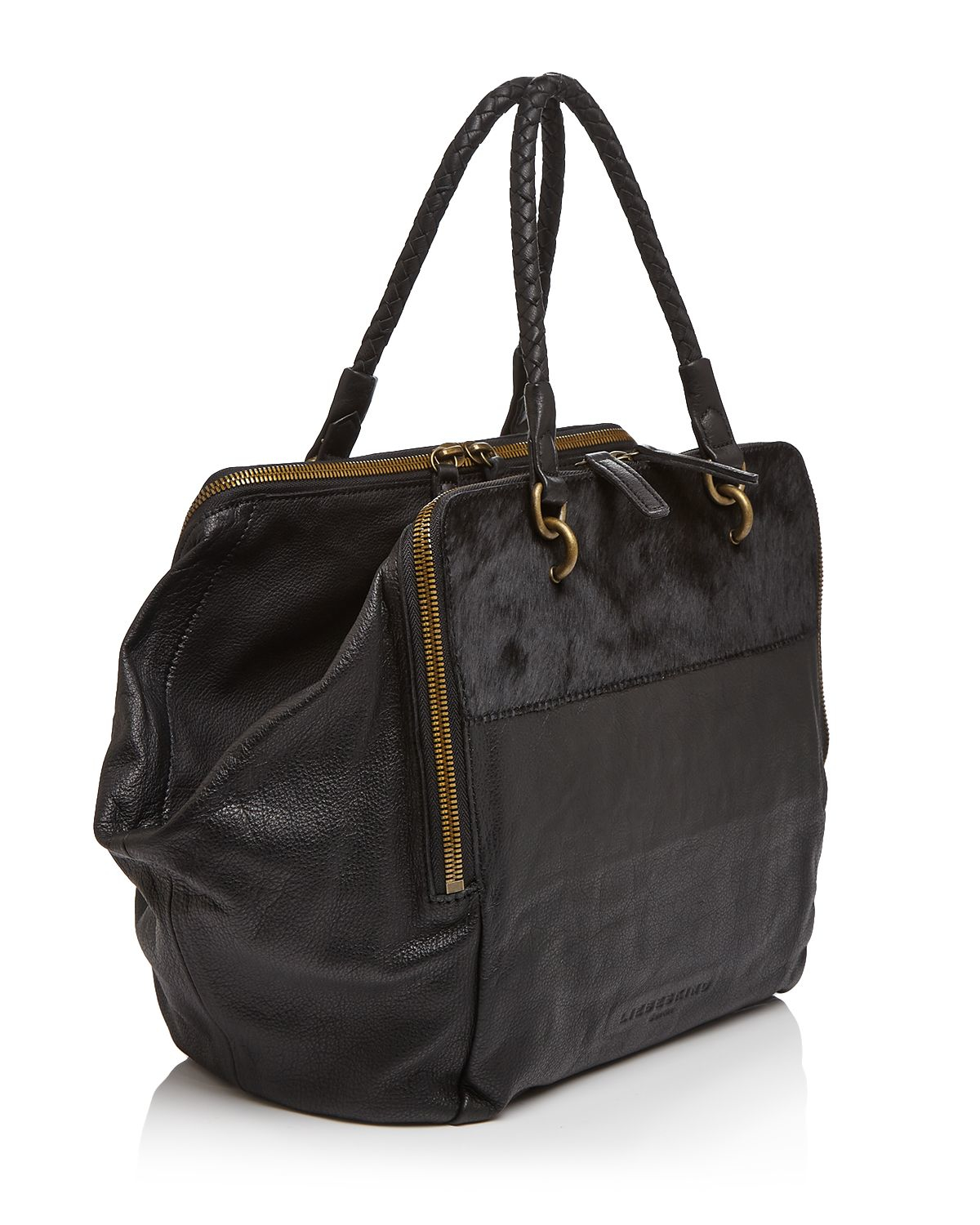 Lyst Liebeskind Niigata Reversible Leather Per Bag In Black Gallery
