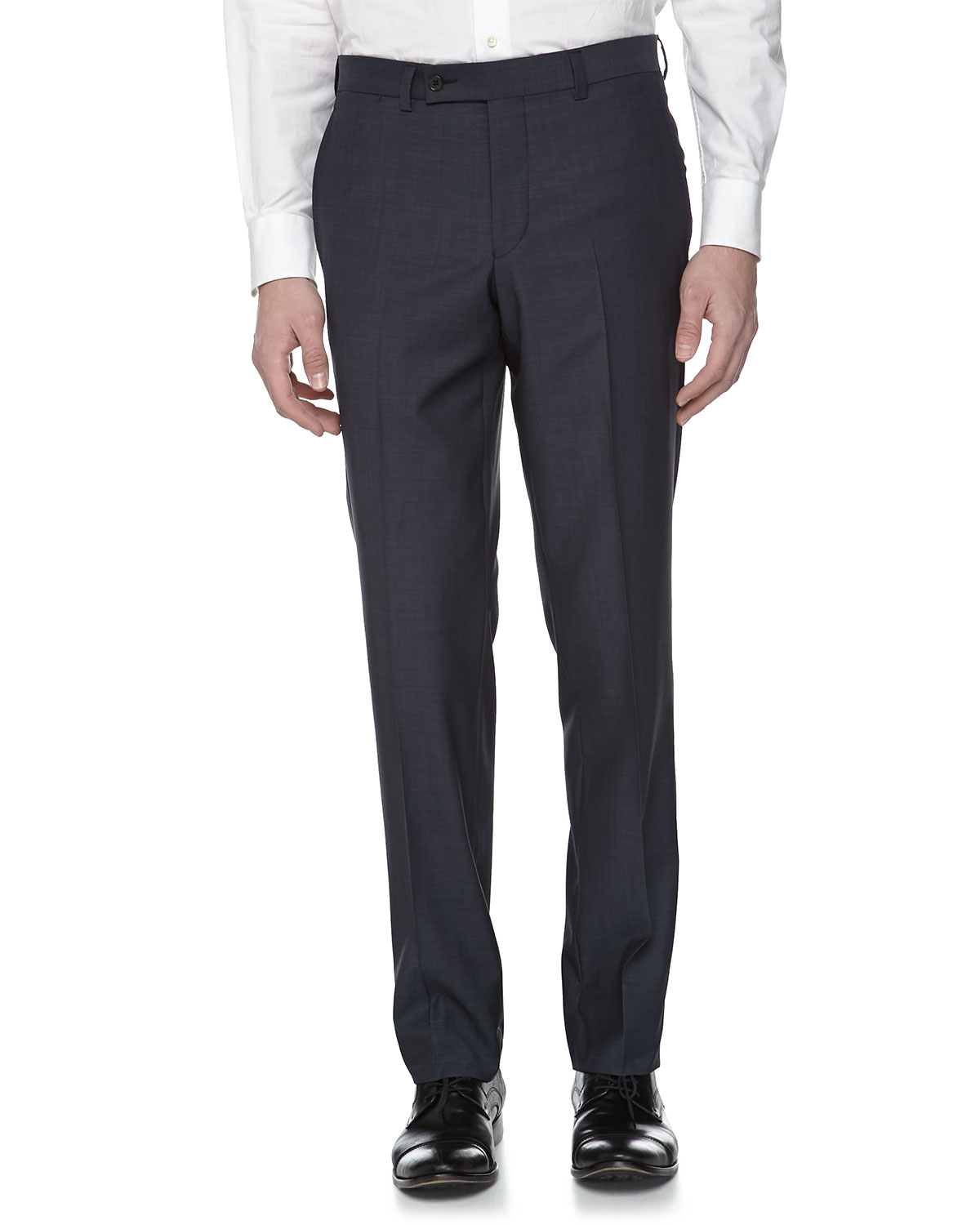 Ted Baker Wool Suiting Dress Pants in Blue for Men (navy) | Lyst