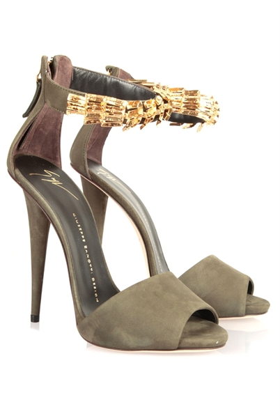 giuseppe zanotti green heels