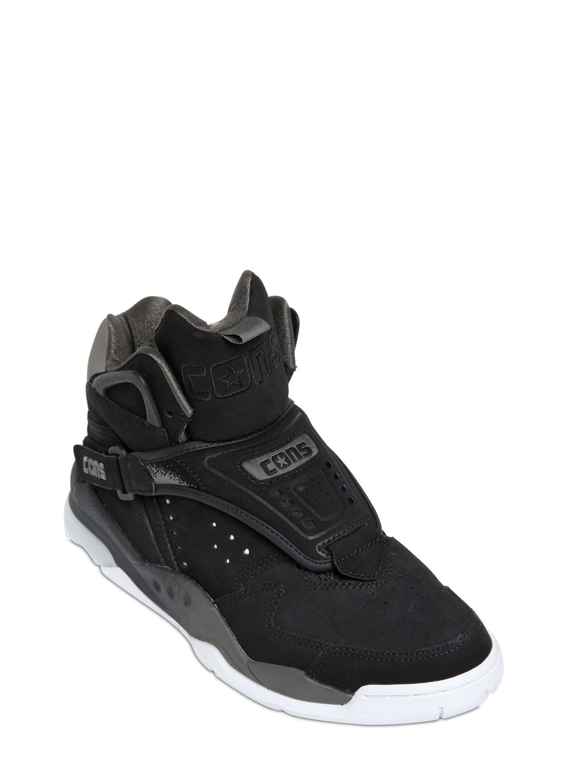 Converse Aerojam Suede Basketball Sneakers in Black for Men | Lyst