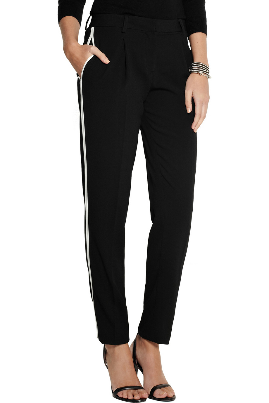 tapered nylon pants