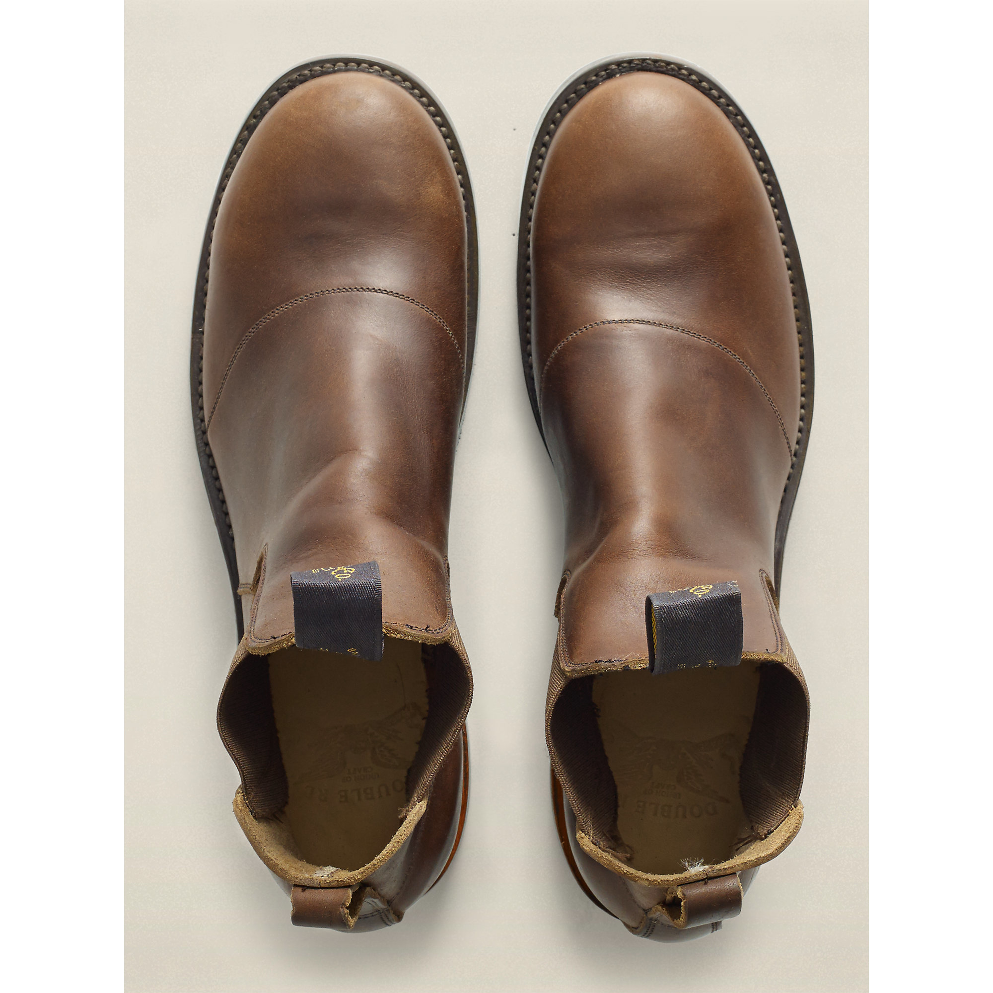 Rrl Congress Leather Work Boot in Brown for Men | Lyst