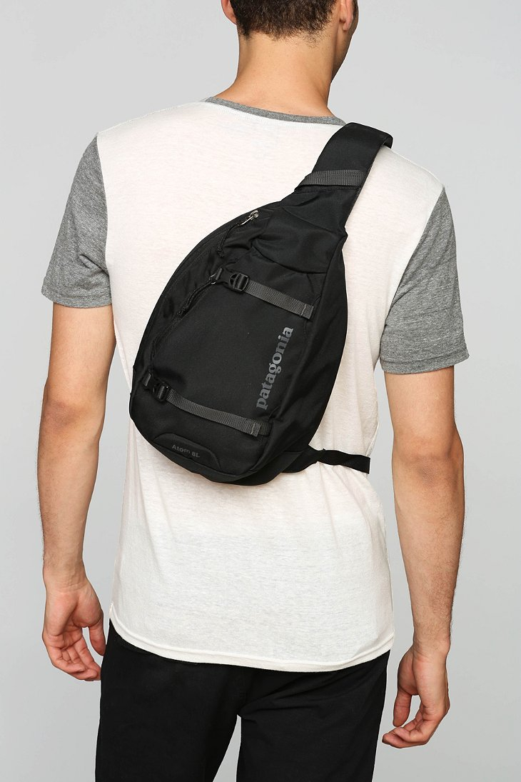 Patagonia Atom Sling Backpack in Black for Men | Lyst