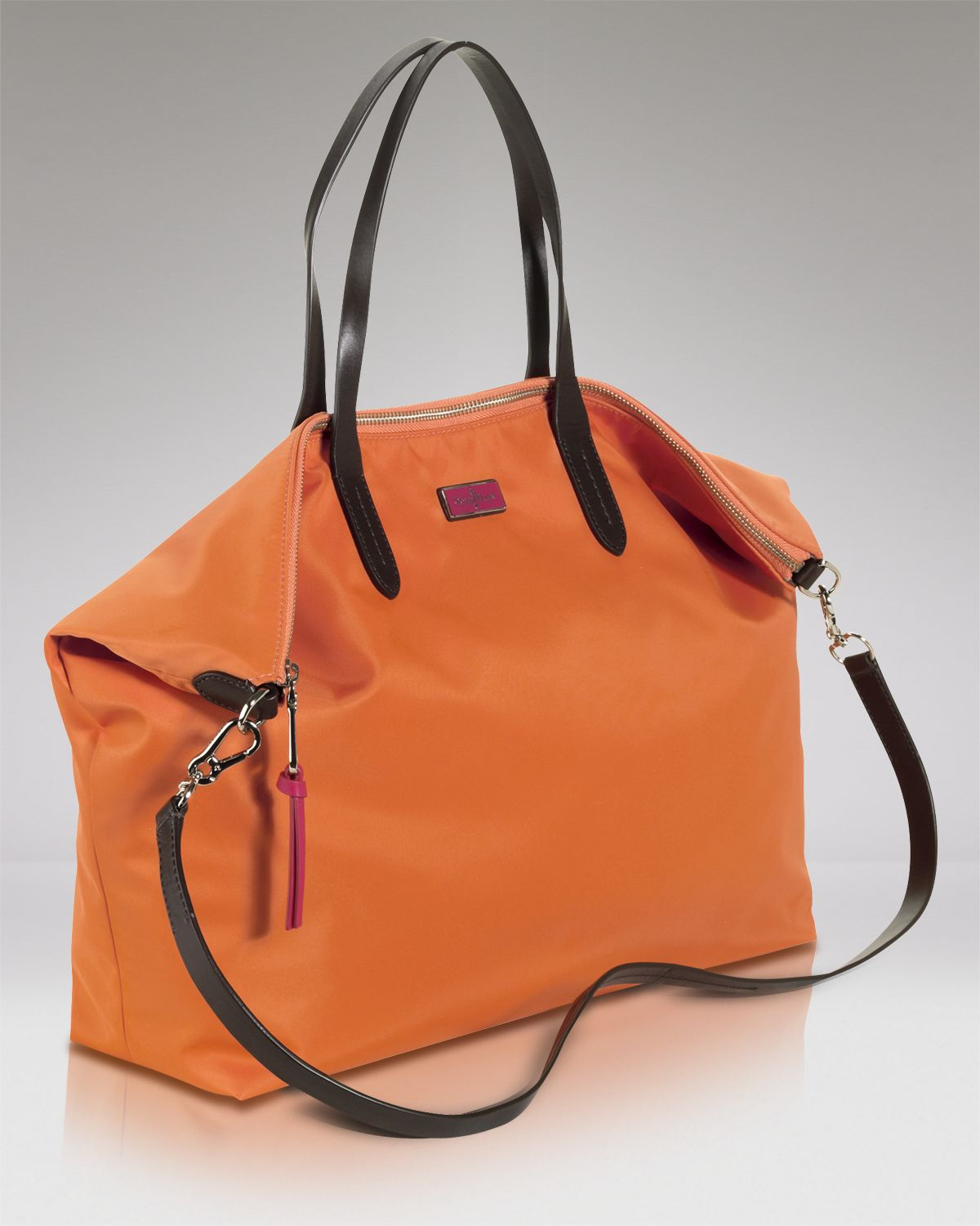 cole haan orange purse