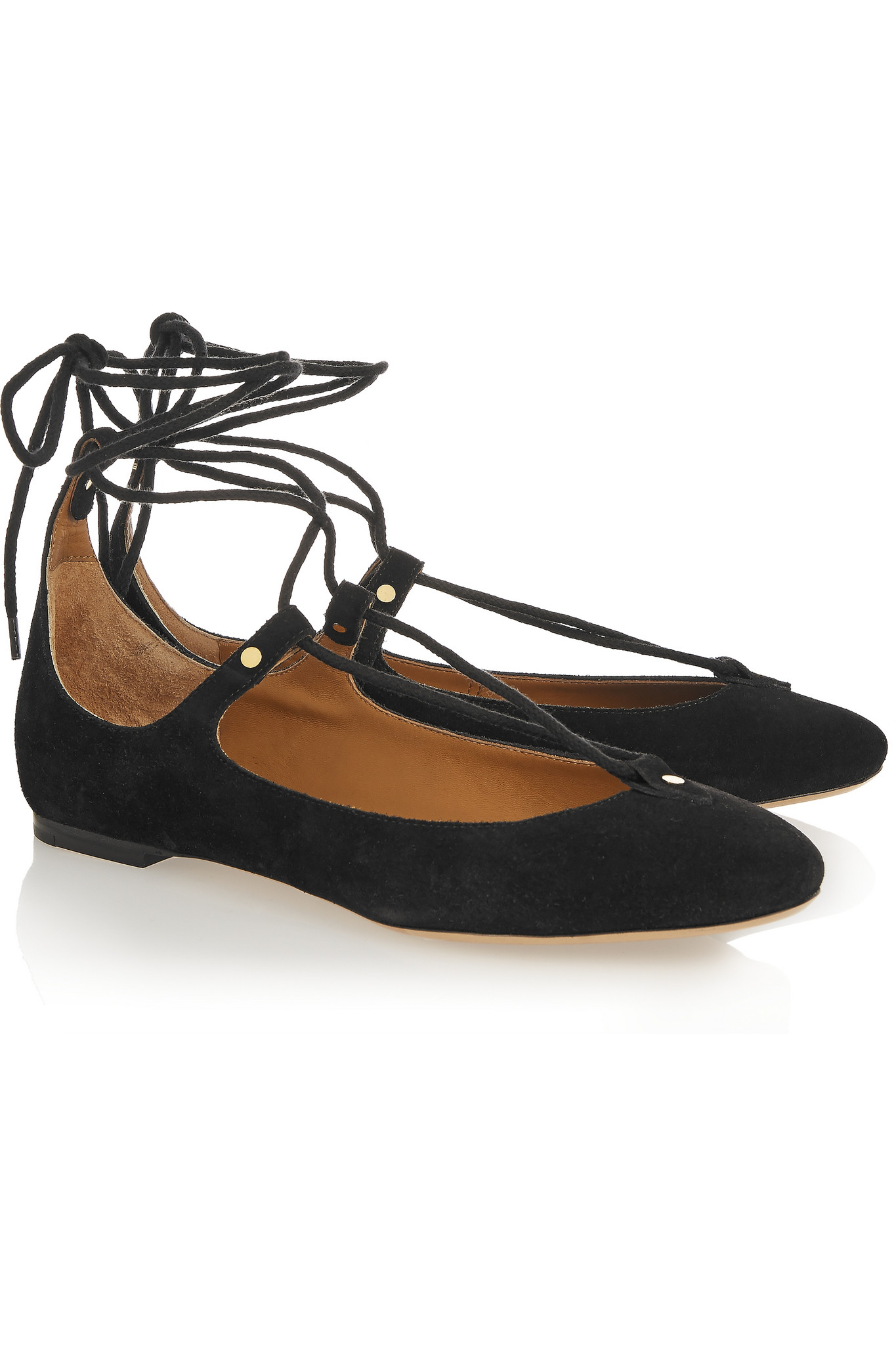 chloe flats black