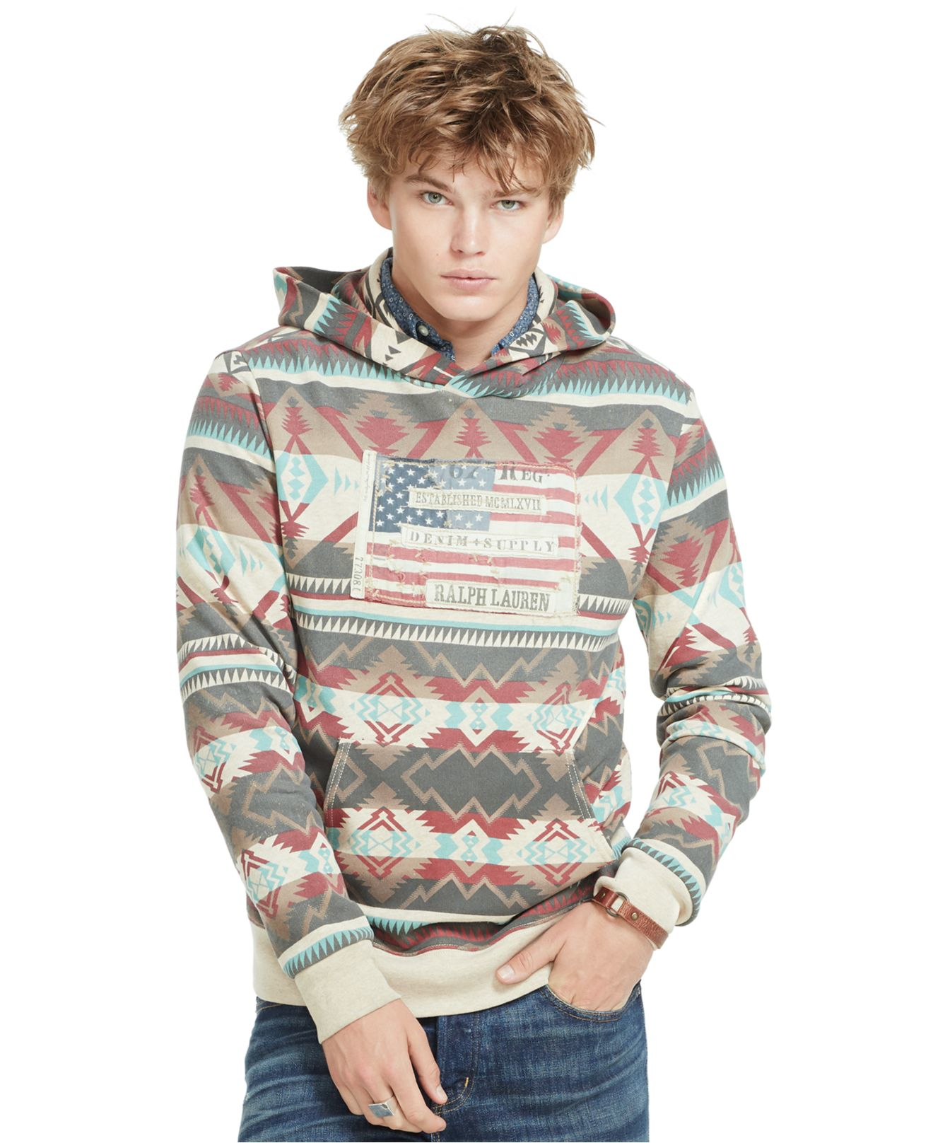 Ralph lauren cotton french terry hoodie clearance