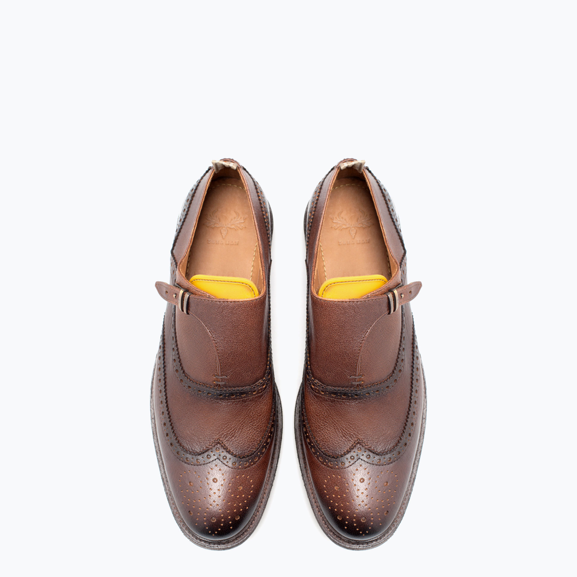 zara monk strap shoes