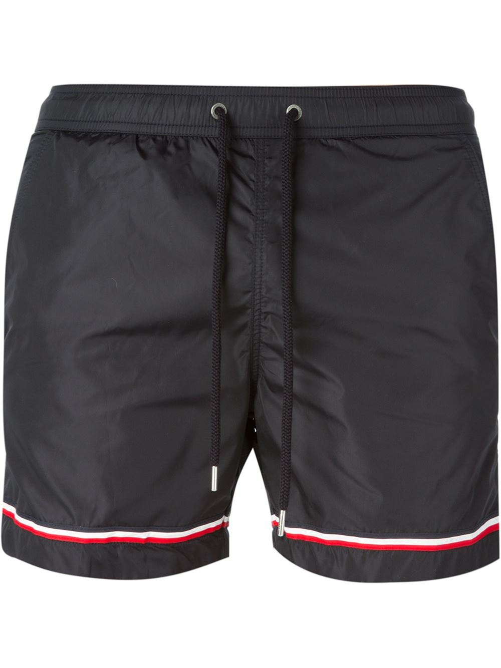 Lyst - Moncler Classic Swimming Shorts in Black for Men