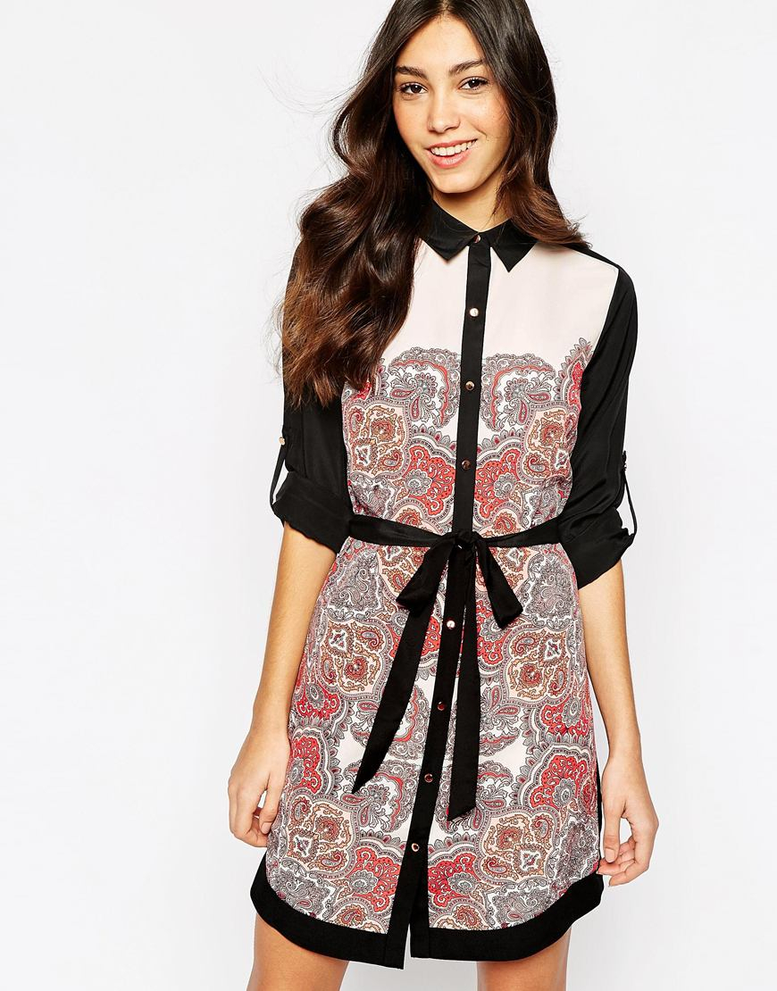 Oasis Paisley Shirt Dress | Lyst