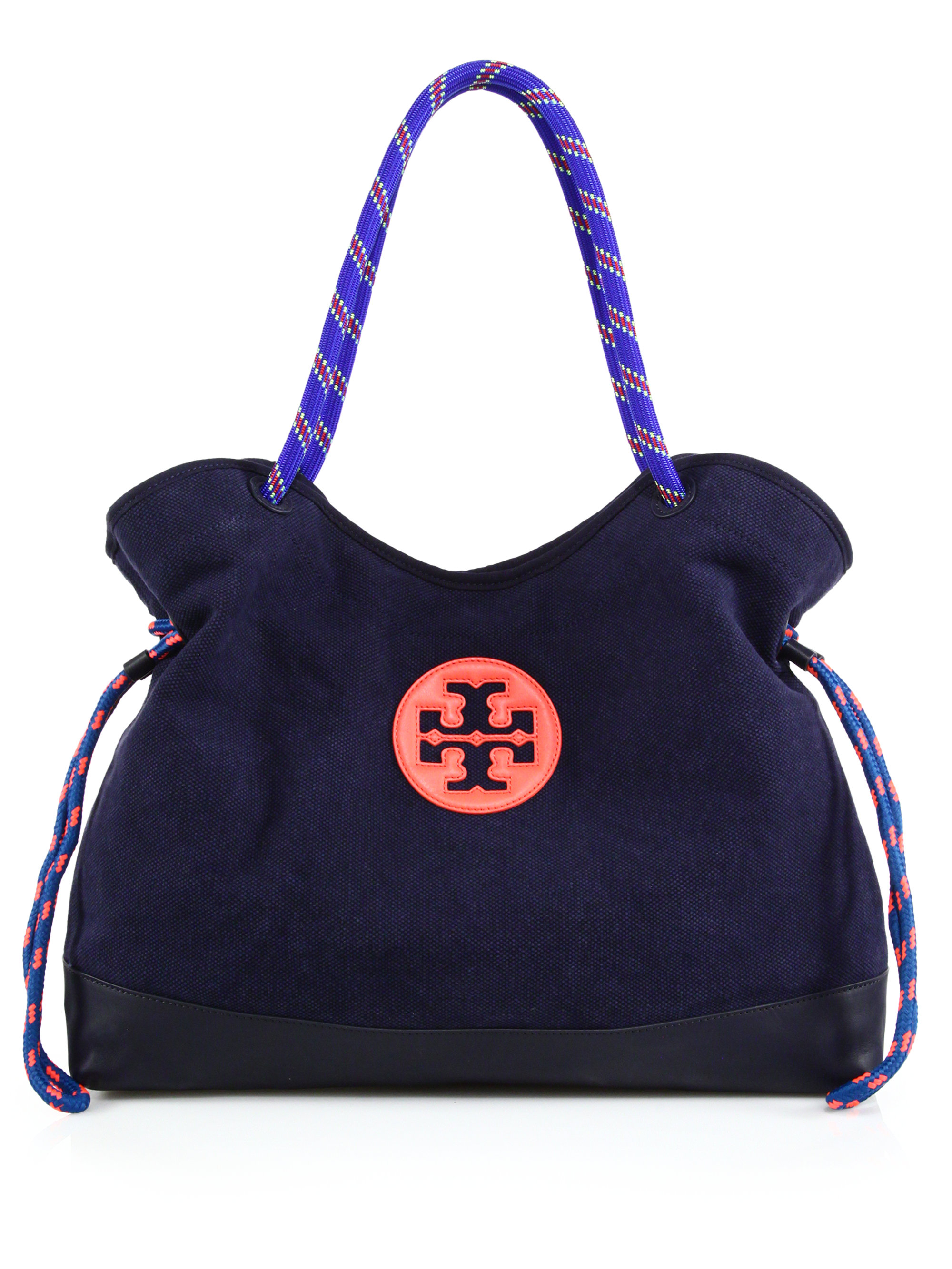 tory burch tote canvas