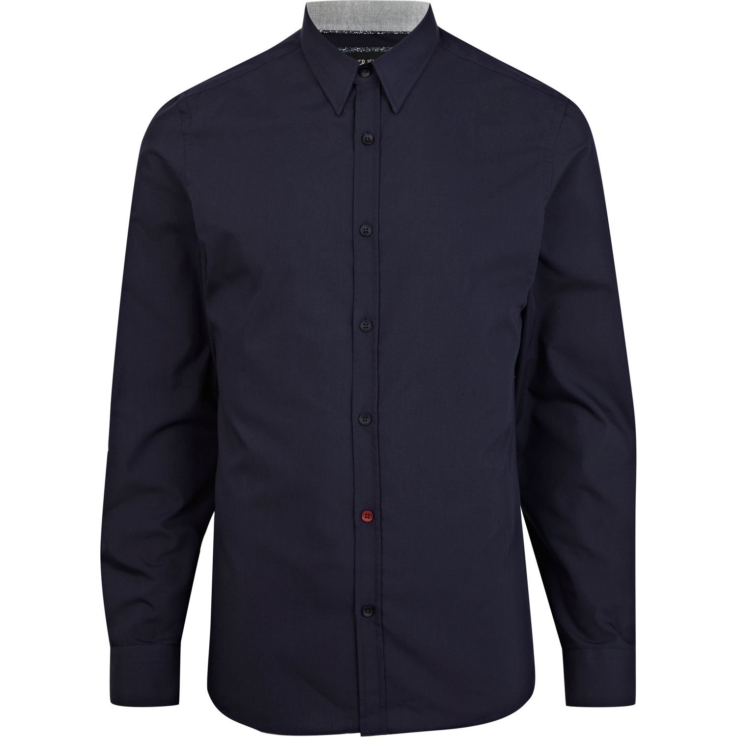 pointed collar shirt mens