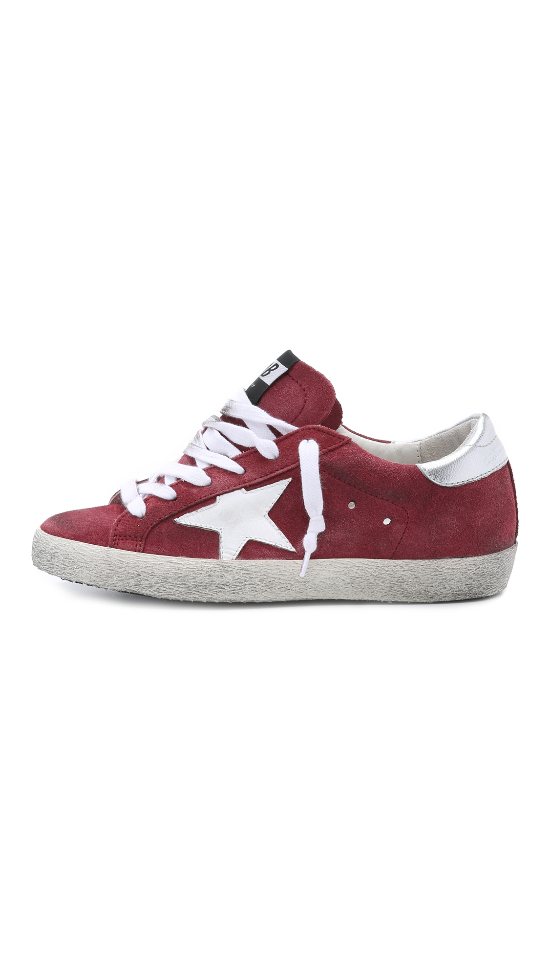 Lyst - Golden Goose Deluxe Brand Superstar Suede Low-Top Sneakers in Red